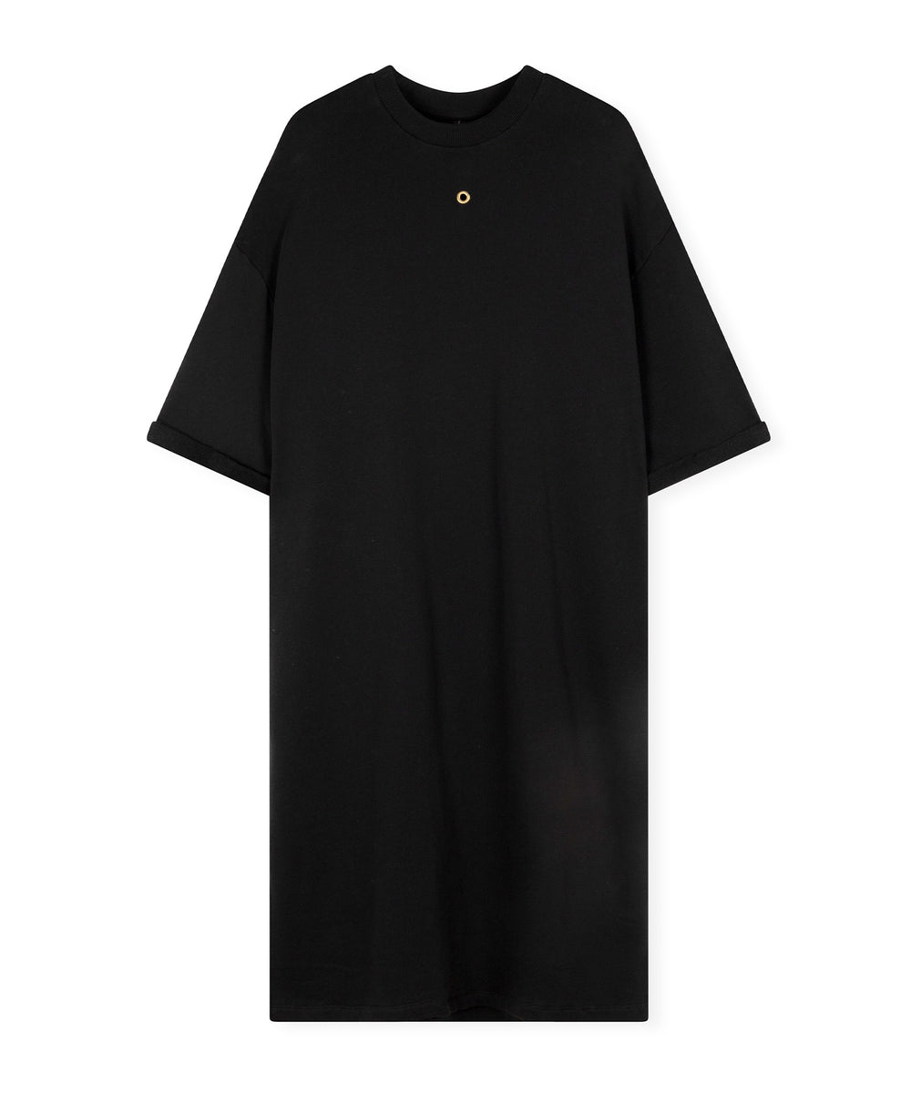 All black t shirt dress online