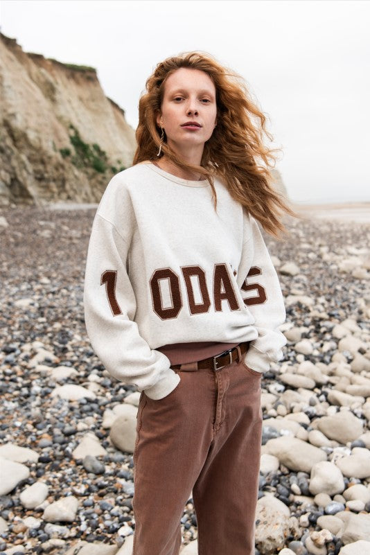 10DAYS STATEMENT SWEATER LOGO
