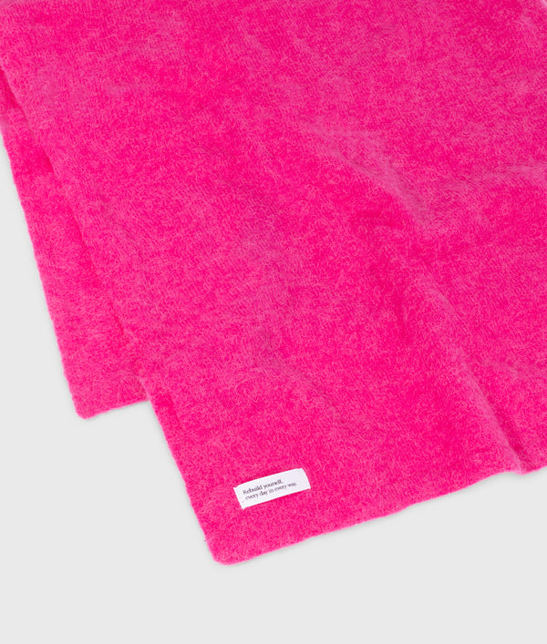 10DAYS | SOFT KNIT SCARF BRIGHT PINK