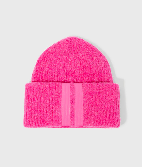 10DAYS | BEANIE SOFT KNIT BRIGHT PINK