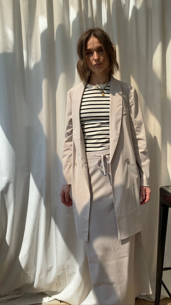 PENN&INK N.Y | LONG BLAZER COAT - Shell
