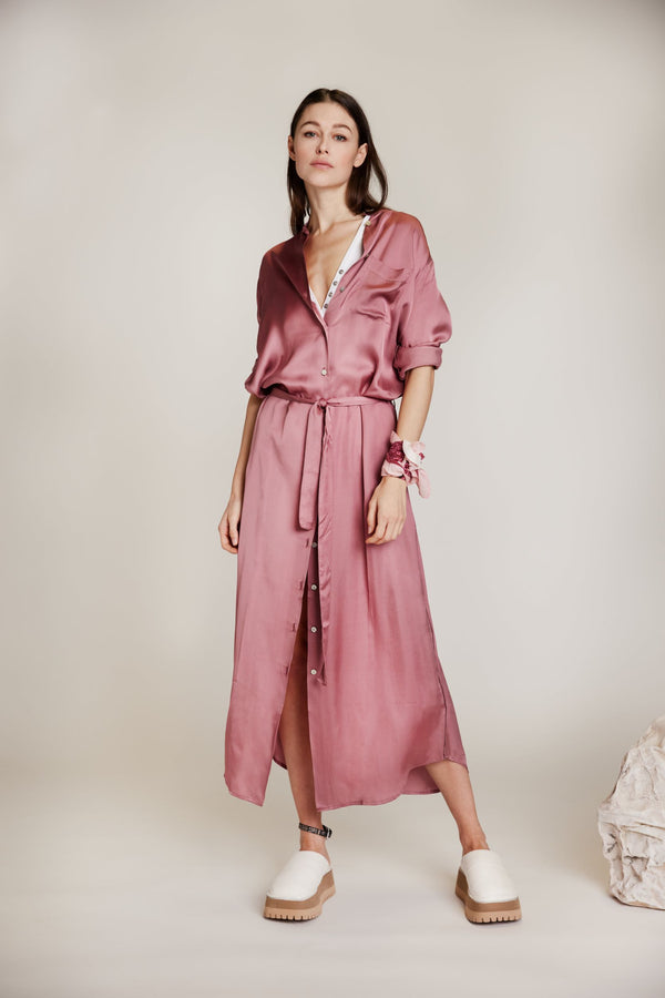 10DAYS | FLOWY SHIRT DRESS
