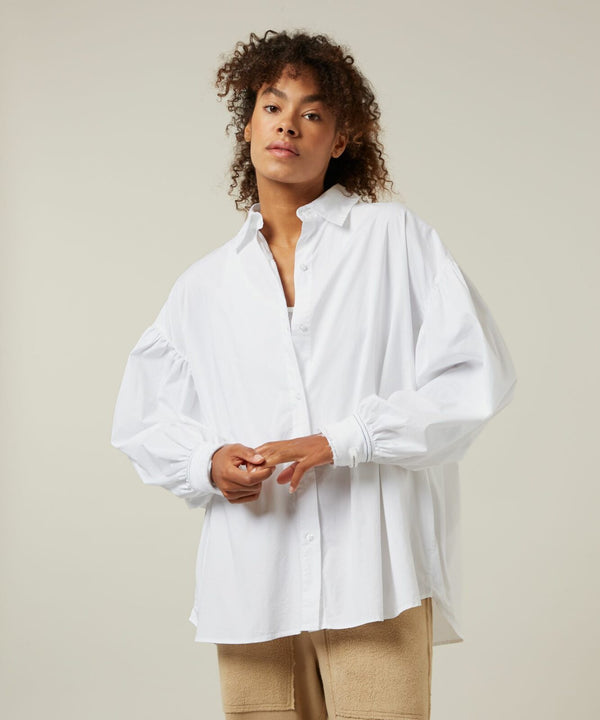 10 DAYS | OVERSIZED BLOUSE WHITE - lfshneb