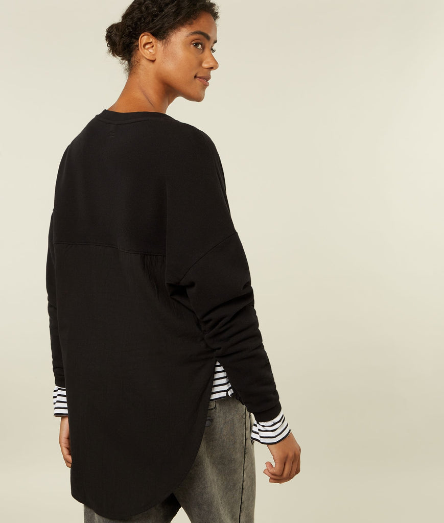 10DAYS | VOILE BACK SWEATER