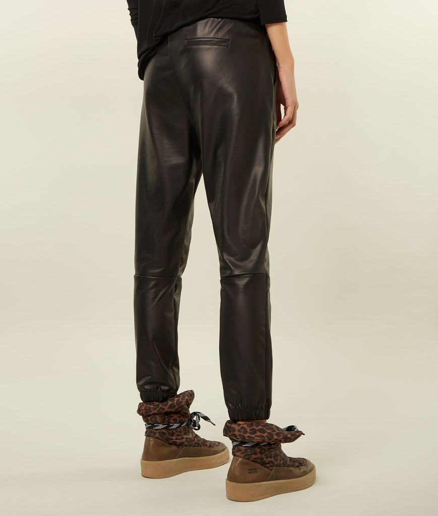 10DAYS | LEATHER CROPPED JOGGER