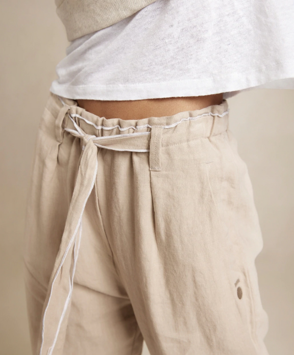 10DAYS | LINEN BELT PANTS