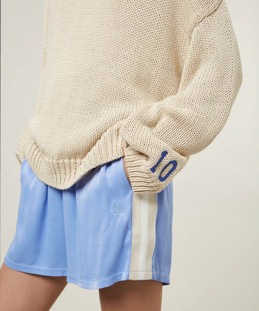 10DAYS | CROPPED SWEATER KNIT - DUST