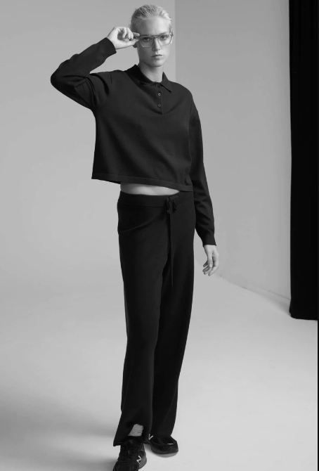 PENN&INK N.Y | TROUSERS POLISH BLACK